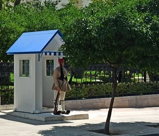 Wachablösung der Evzonen in Athen