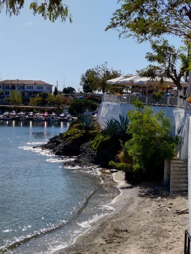 Oregano Restaurant in Neos Marmaras Ausblick 3