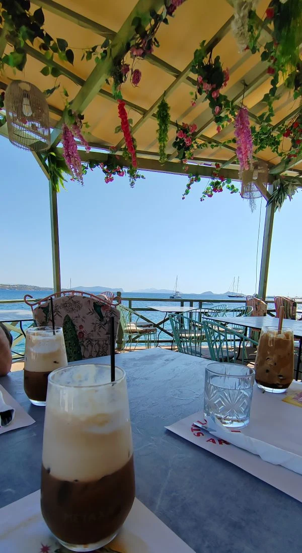Spetses Cafe Cielo Mar Frappe