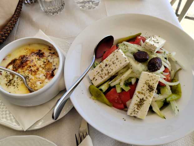 Oregano Restaurant in Neos Marmaras Ausblick 2