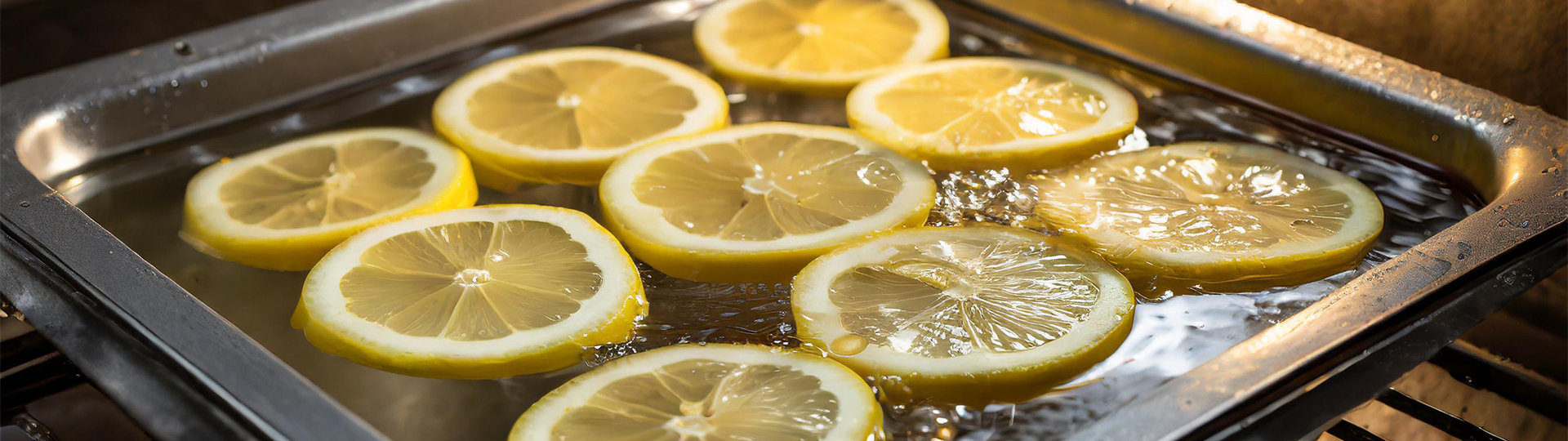 rengøring af ovn med citroner