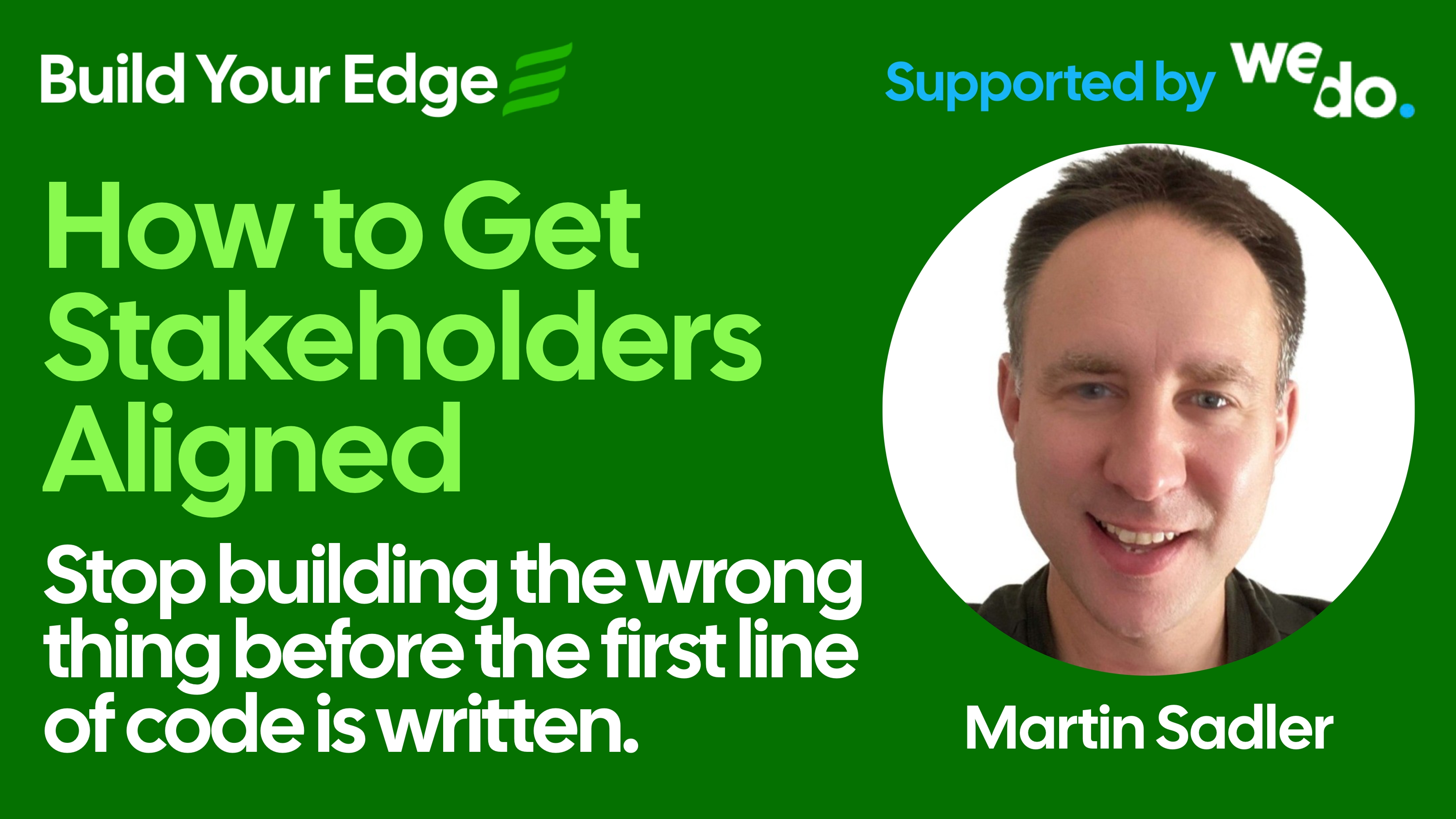 How to Get Stakeholders Aligned