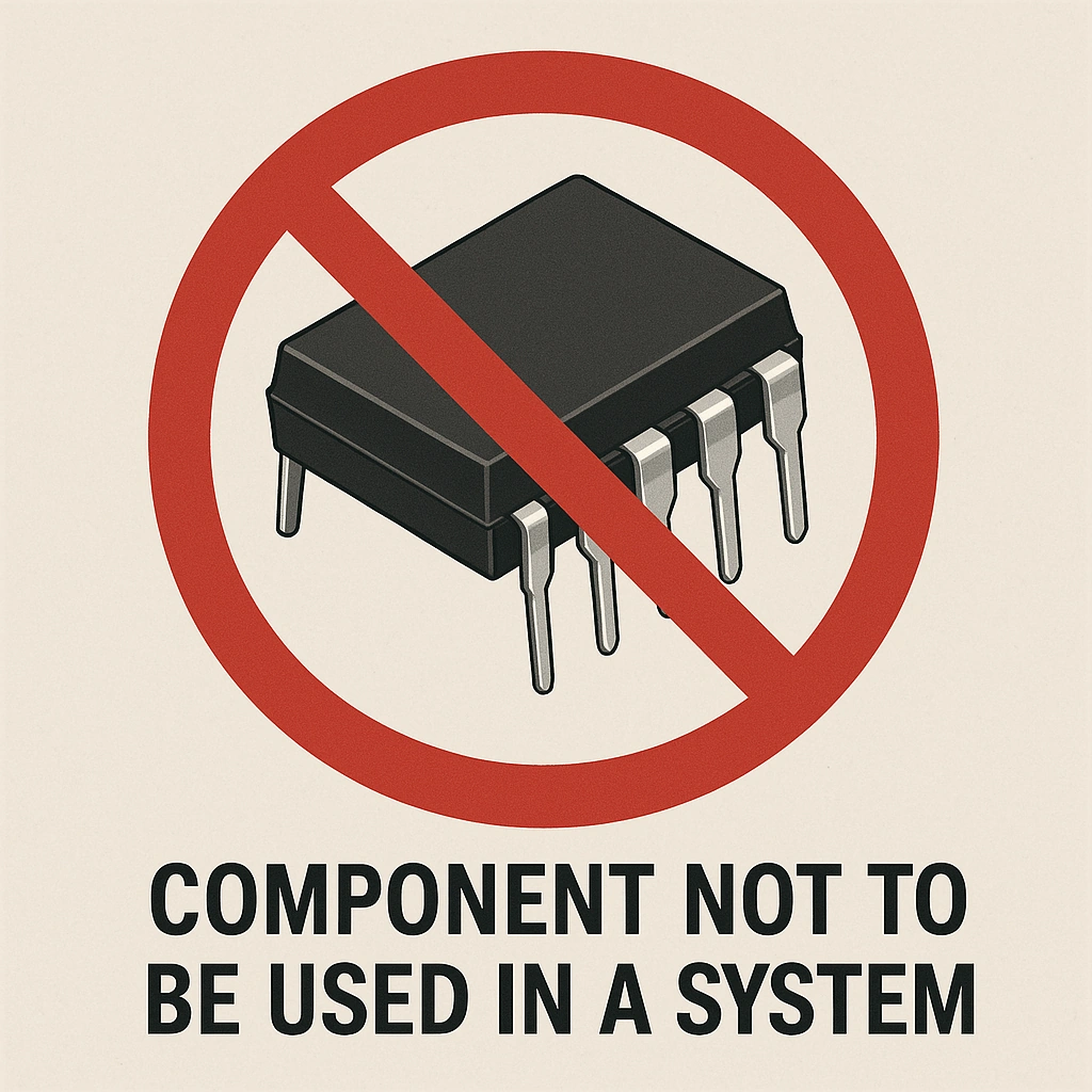 Illustration of Do not use.