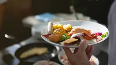 Guests with dietary restrictions will find a thoughtful menu of dishes during the day. We’ve QR codes around the food area that’ll bring you to an allergen list if you need.