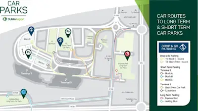 Dublin Airport Car Park Map