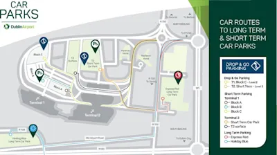 Dublin Airport Car Park Map