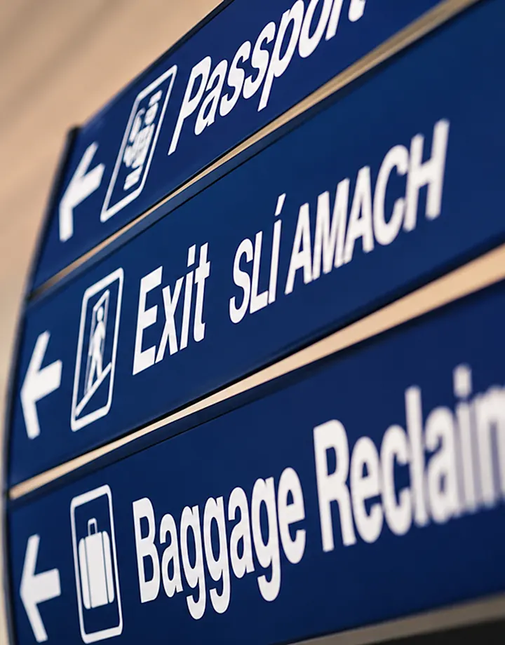Cork Hero desktop-Customs Immigration Information