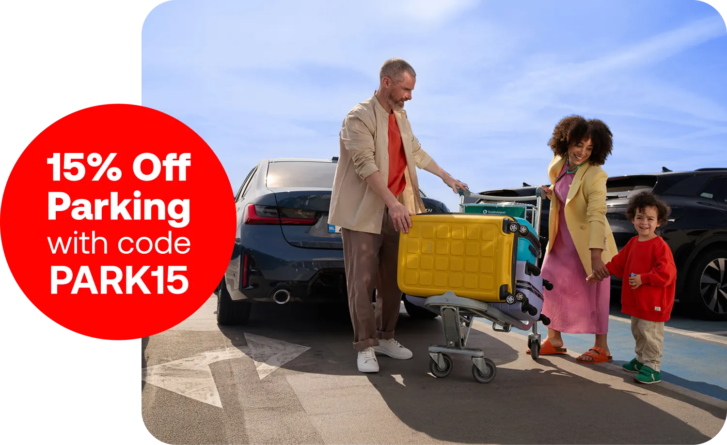 15% Off Parking with Code PARK15