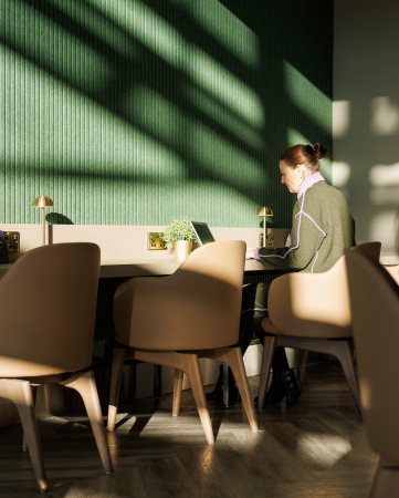 Liffey Lounge working space desktop