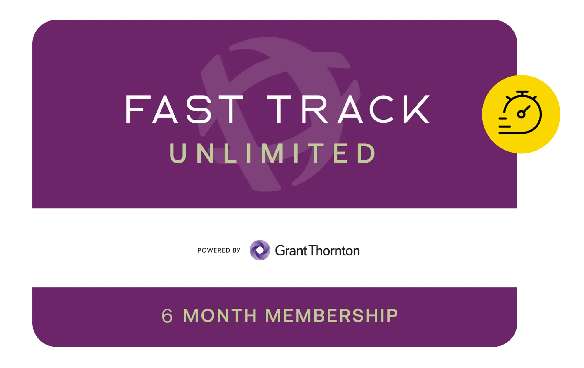 Fast Track Uunlimited Card 6 months