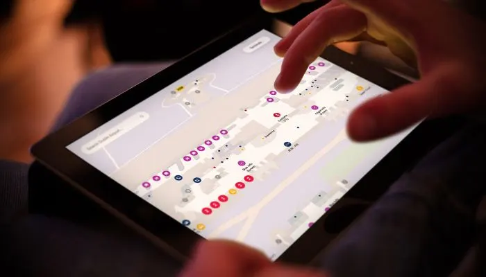 Dublin airport interactive map