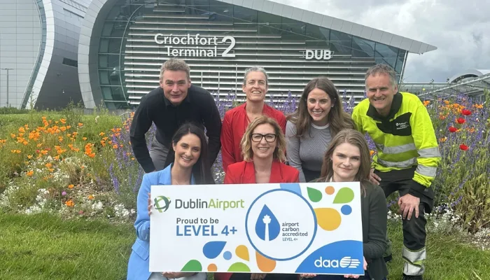 Dublin Airport Team outside of Terminal 2