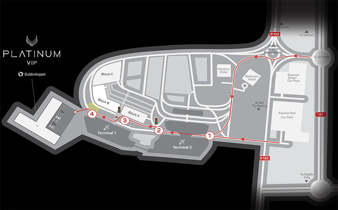 platinum car park map