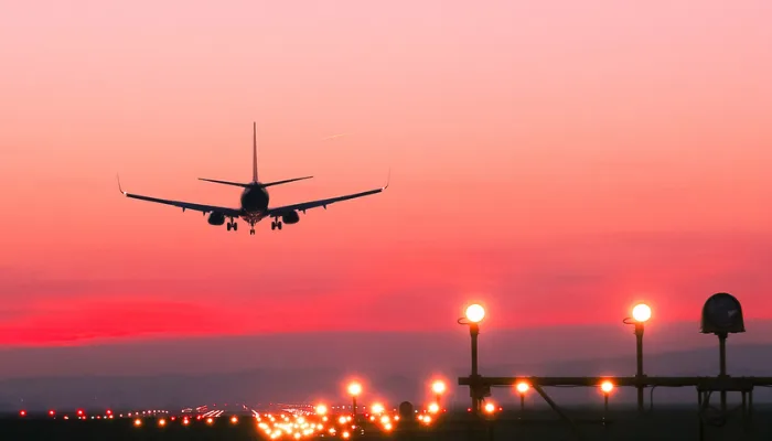 Plane at Dublin Airport