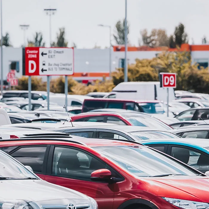 Parking options express red