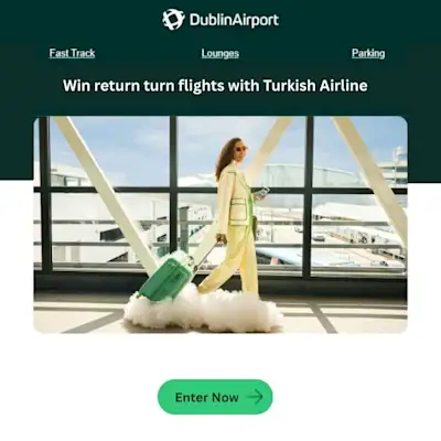Email newsletter to Dublin Airport Base