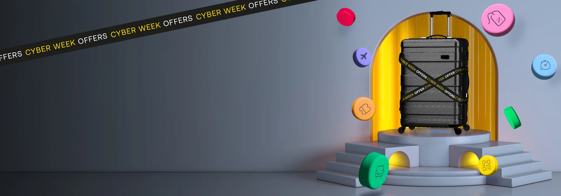 Cyber Week landing page desktop