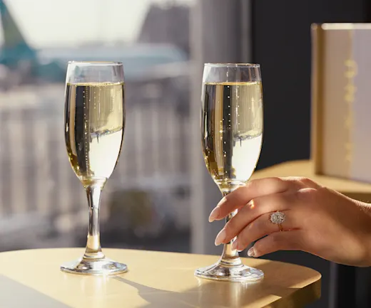 Settle in and enjoy a curated selection of drinks throughout your visit. Our menu also includes non-alcoholic options.