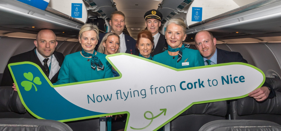 “Nice one!”: New Aer Lingus Cork – Nice Service Takes Off