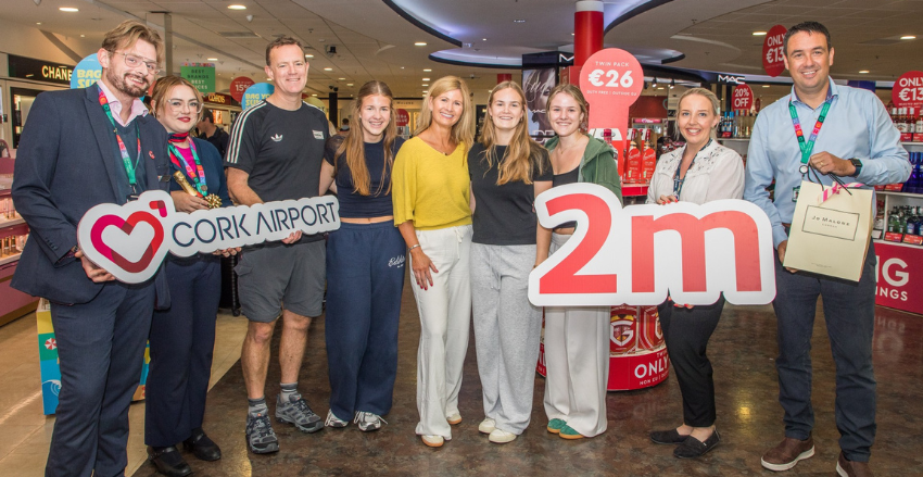 Cork Airport welcomes its two millionth passenger this year as 74,000 expected to fly over the August Bank Holiday weekend