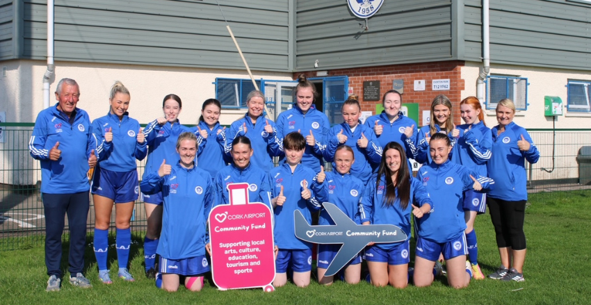 From take-off to kick-off: Cork Airport supports “historic” first Everton AFC Ladies team