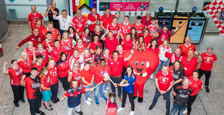 “Rebel Yell” – Cork Airport Shows Its Support For The Cork Hurlers