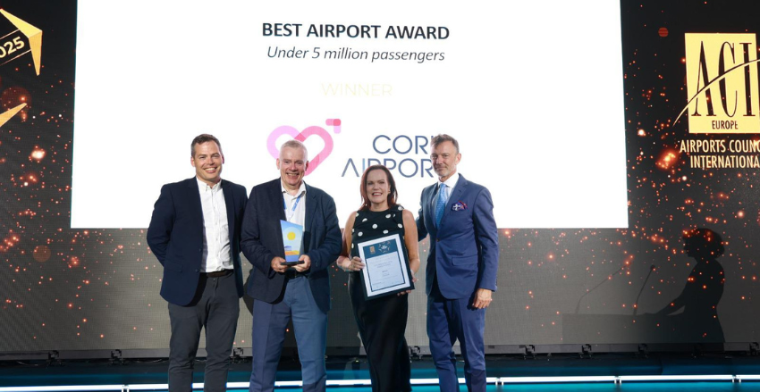Cork Airport crowned best regional airport by ACI EUROPE