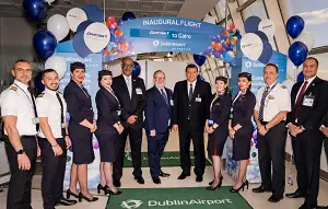 EgyptAir inaugural flight to Cairo