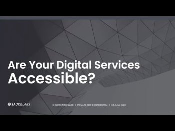Are Your Digital Services Accessible?