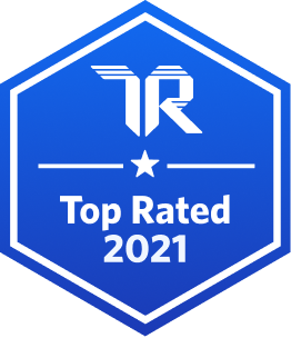 Logo - TrustRadius Top Rated 2021