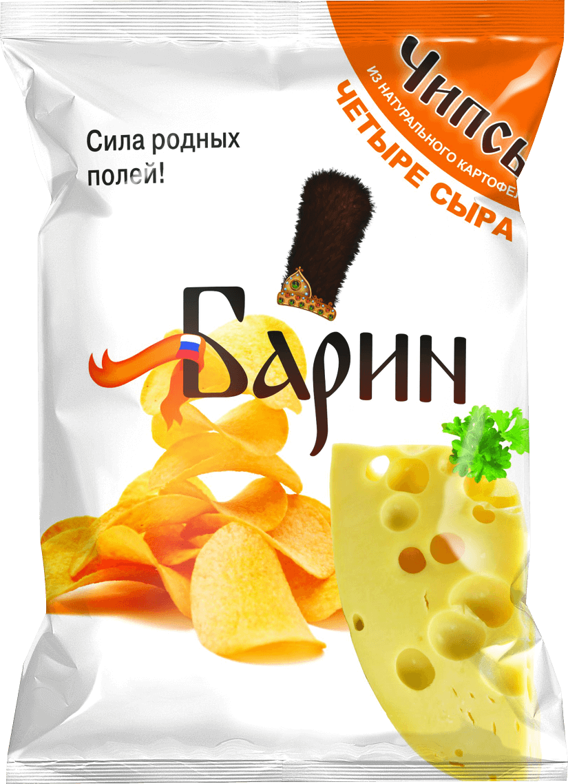 Chips-uri «BARIN» cu gust de „Cașcaval” 140g image