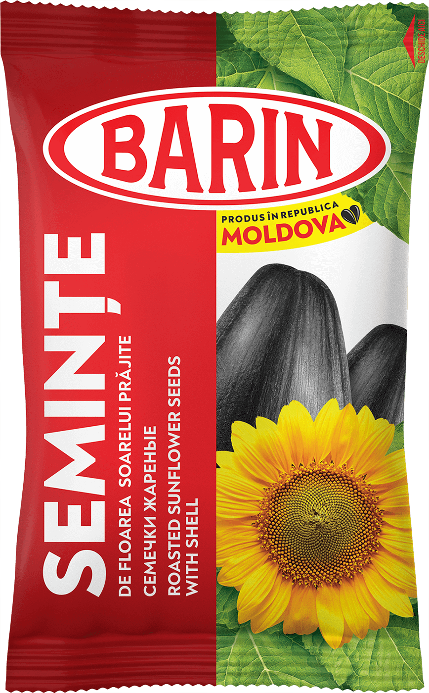 Semințe de floarea soarelui prăjite «BARIN» 50g/100g image