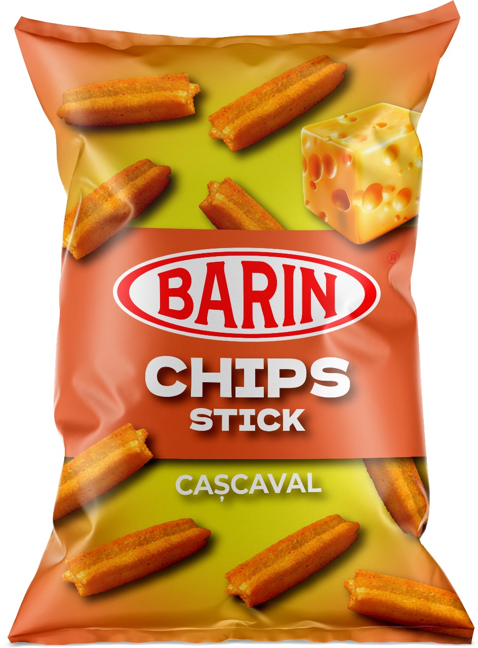 Chips-uri «BARIN» stick cu gust de „Cașcaval” 130g image