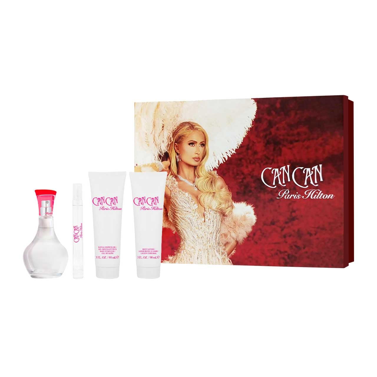 SET PARIS HILTON CAN CAN 3 PIEZAS 100 ML 1