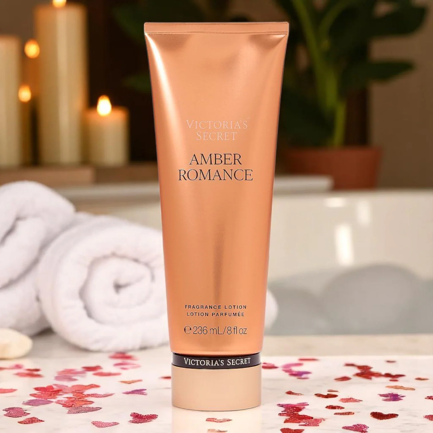 BODY LOTION VICTORIA'S SECRET AMBER ROMANCE 236ML