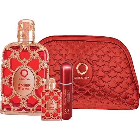 SET ORIENTICA AMBER ROUGE 4 PIEZAS 80ML 1