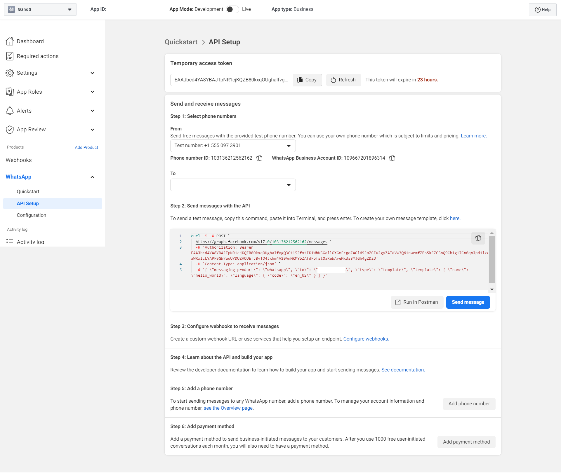 WhatsApp API