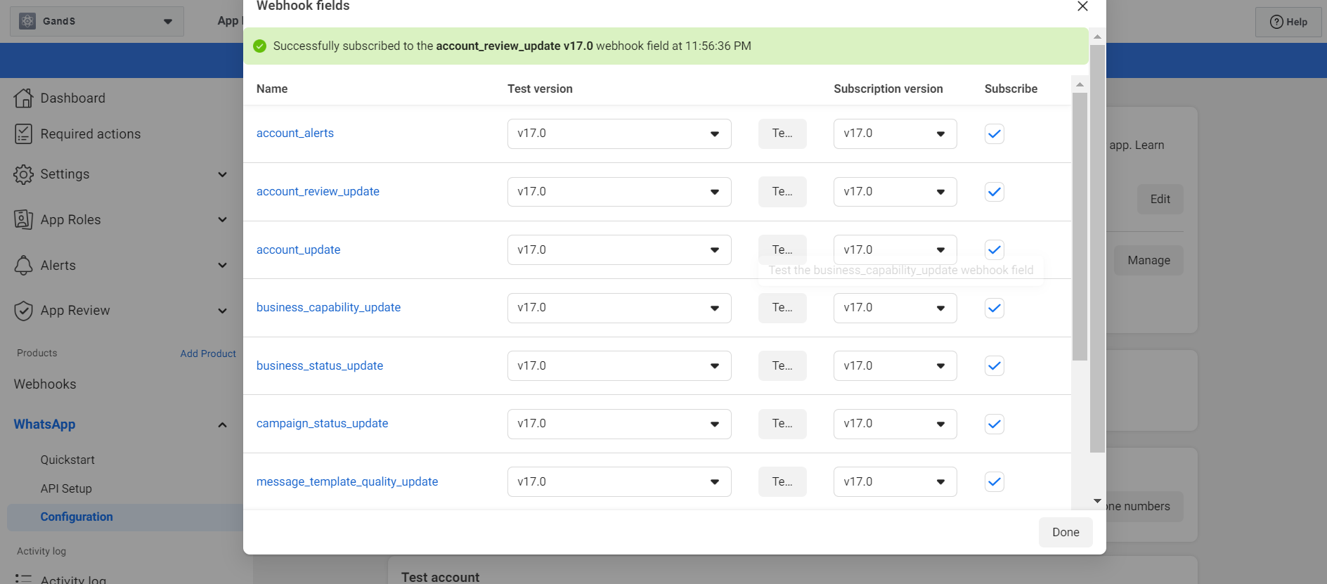 API Subscription