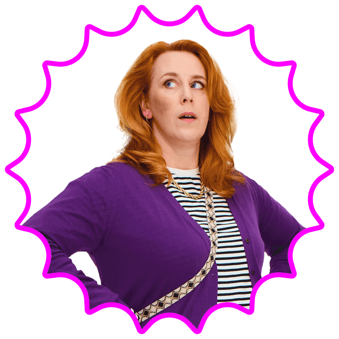 moeder in illustratie roze sticker.png