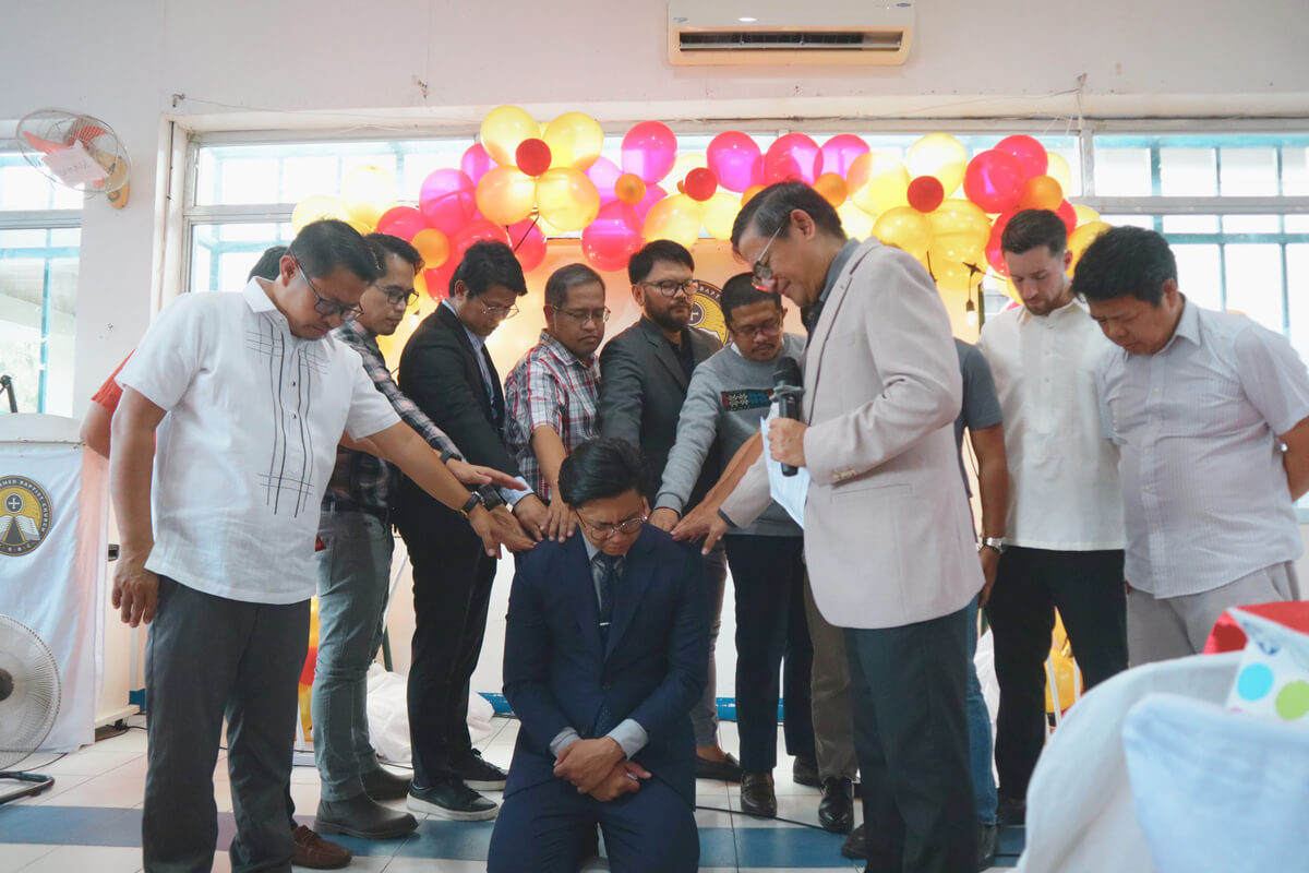 Laying of Hands by Twelve Elders Laying of Hands by Twelve Elders