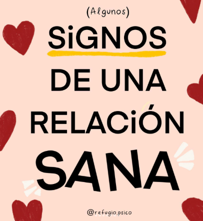 Signos de una relación sana