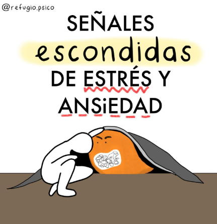 Señales escondidas de estrés y ansiedad