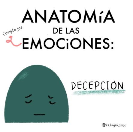 Anatomía de la decepción