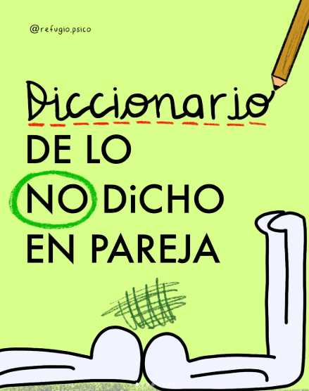 Diccionario de lo no dicho en pareja