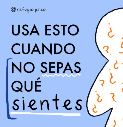 ¿No sabes qué sientes?