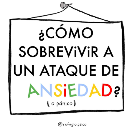 ¿Cómo sobrevivir a un ataque de ansiedad?