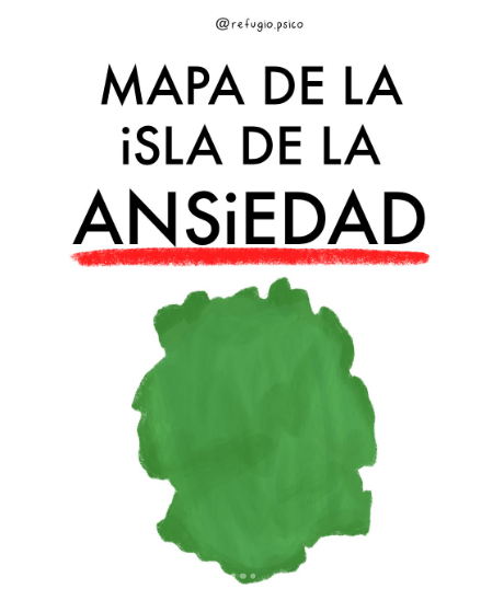 Mapa de la isla de la ansiedad