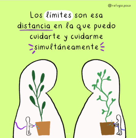 Los límites representan cuidado