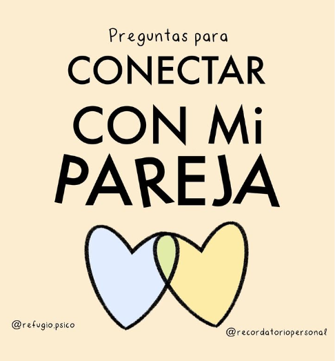 Preguntas para conectar con mi pareja
