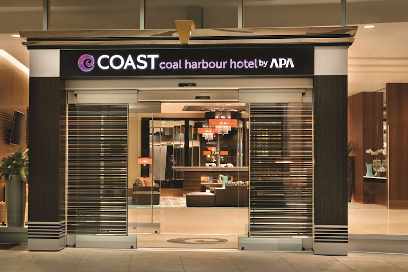 Stay in style at Coast Coal Harbour Vancouver Hotel by APA